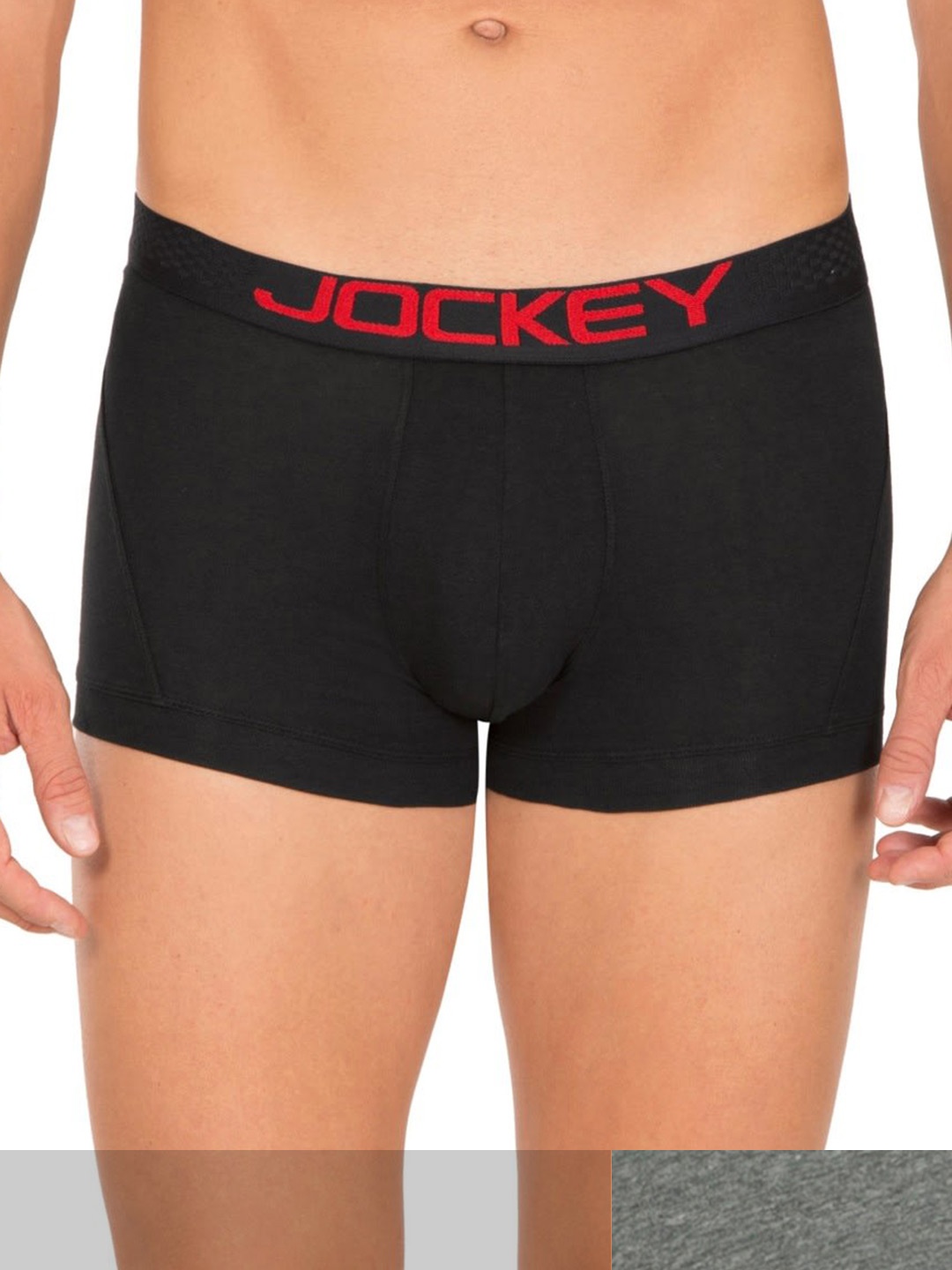 

Jockey Men Pack Of 2 Solid Trunks, Black