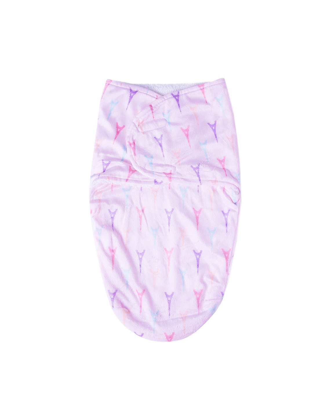 

Baby Moo Kids Printed Fur Swaddle, Pink