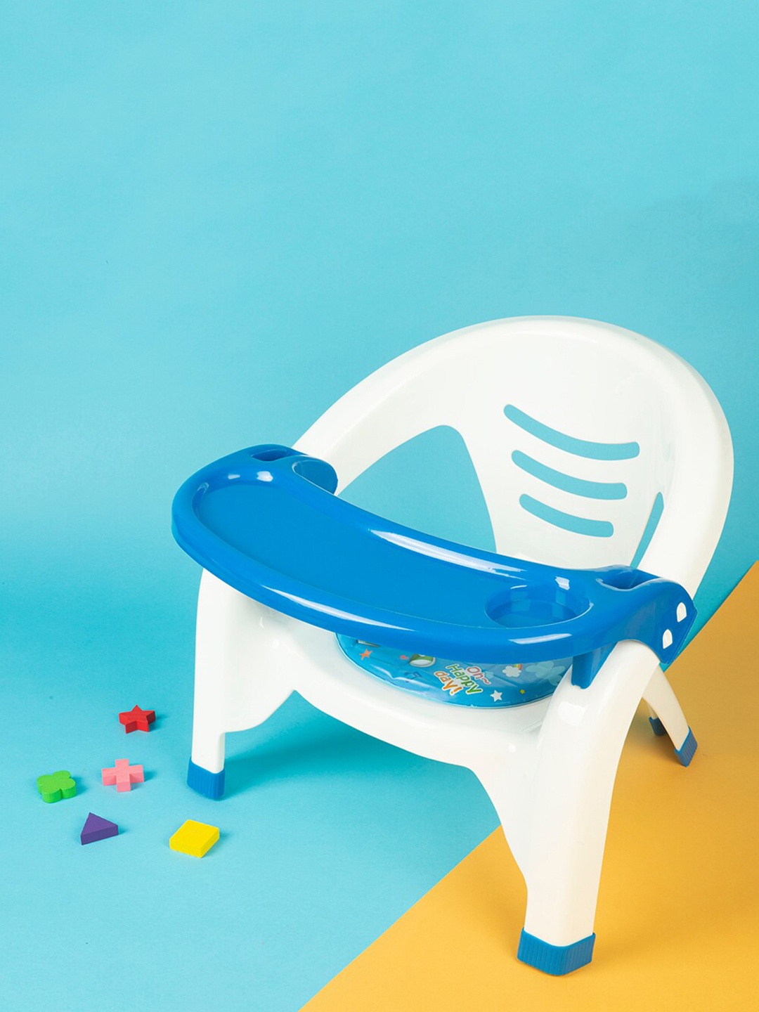 

Baby Moo Kids Blue Feeding Chair