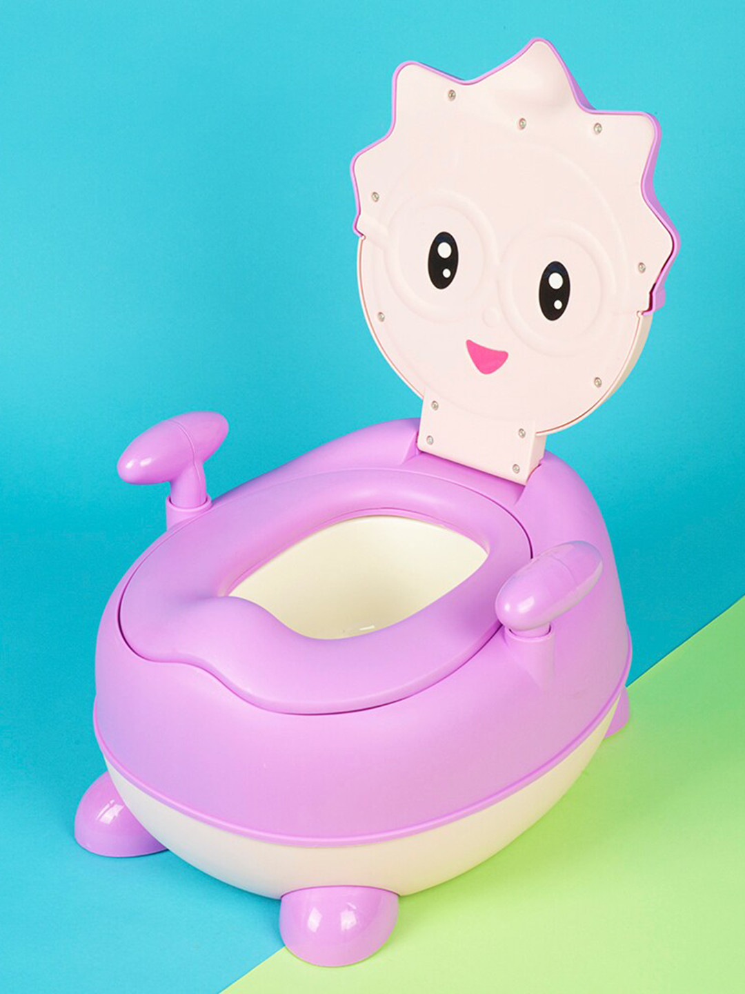 

Baby Moo Purple & Pink Printed Potty Chair