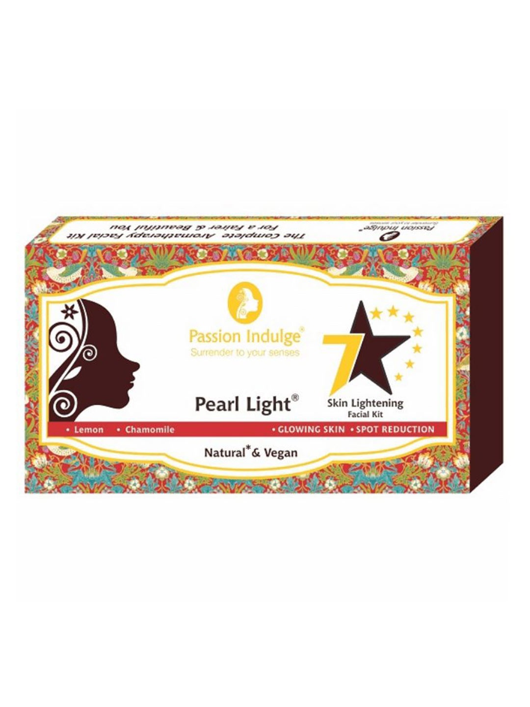 

Passion Indulge Skin Lightening Pearl Light 7 Star Facial Kit, Multi