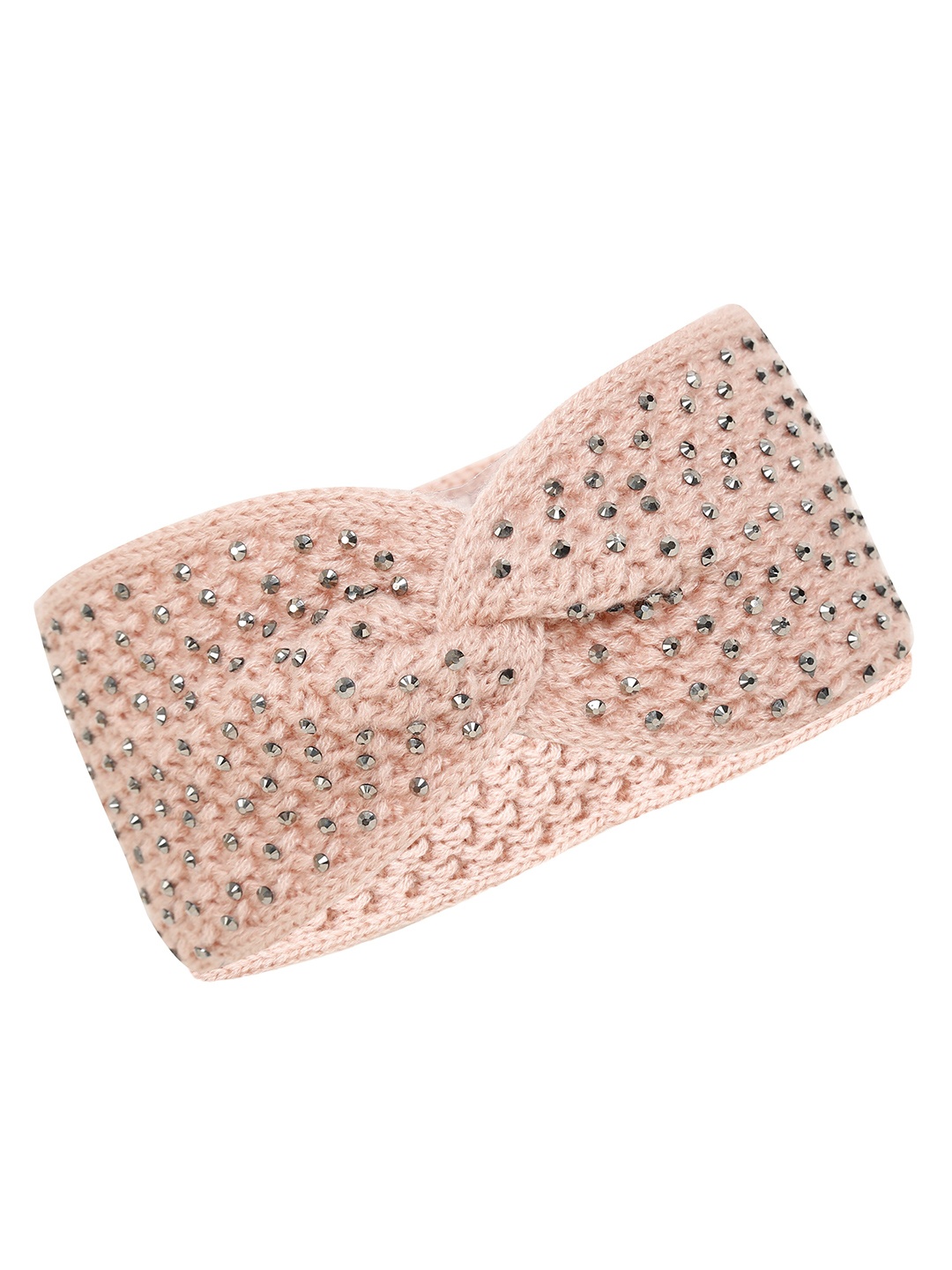 

FabSeasons Kids Pink Embellished Stretchable Winter Headband