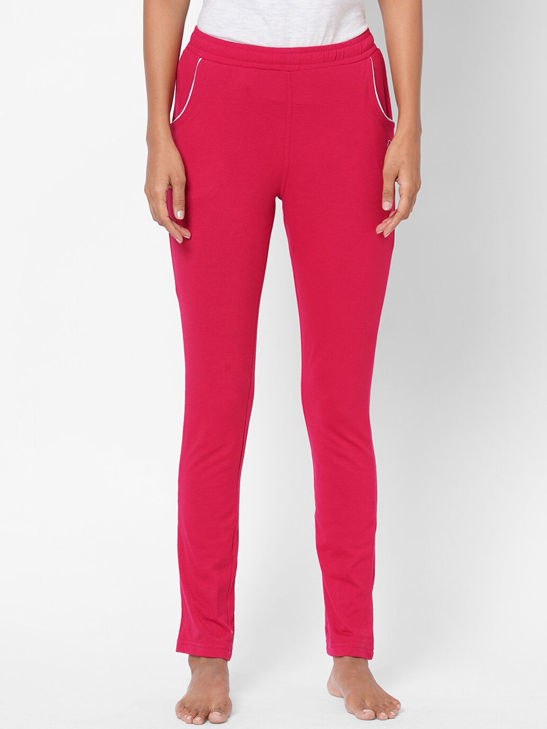 

Sweet Dreams Women Pink Solid Cotton Lounge Pants