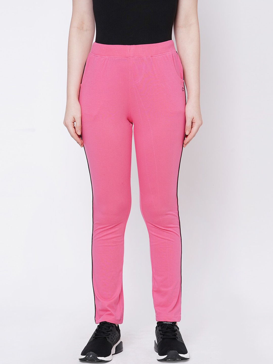 

Sweet Dreams Women Pink Solid Cotton Track Pants