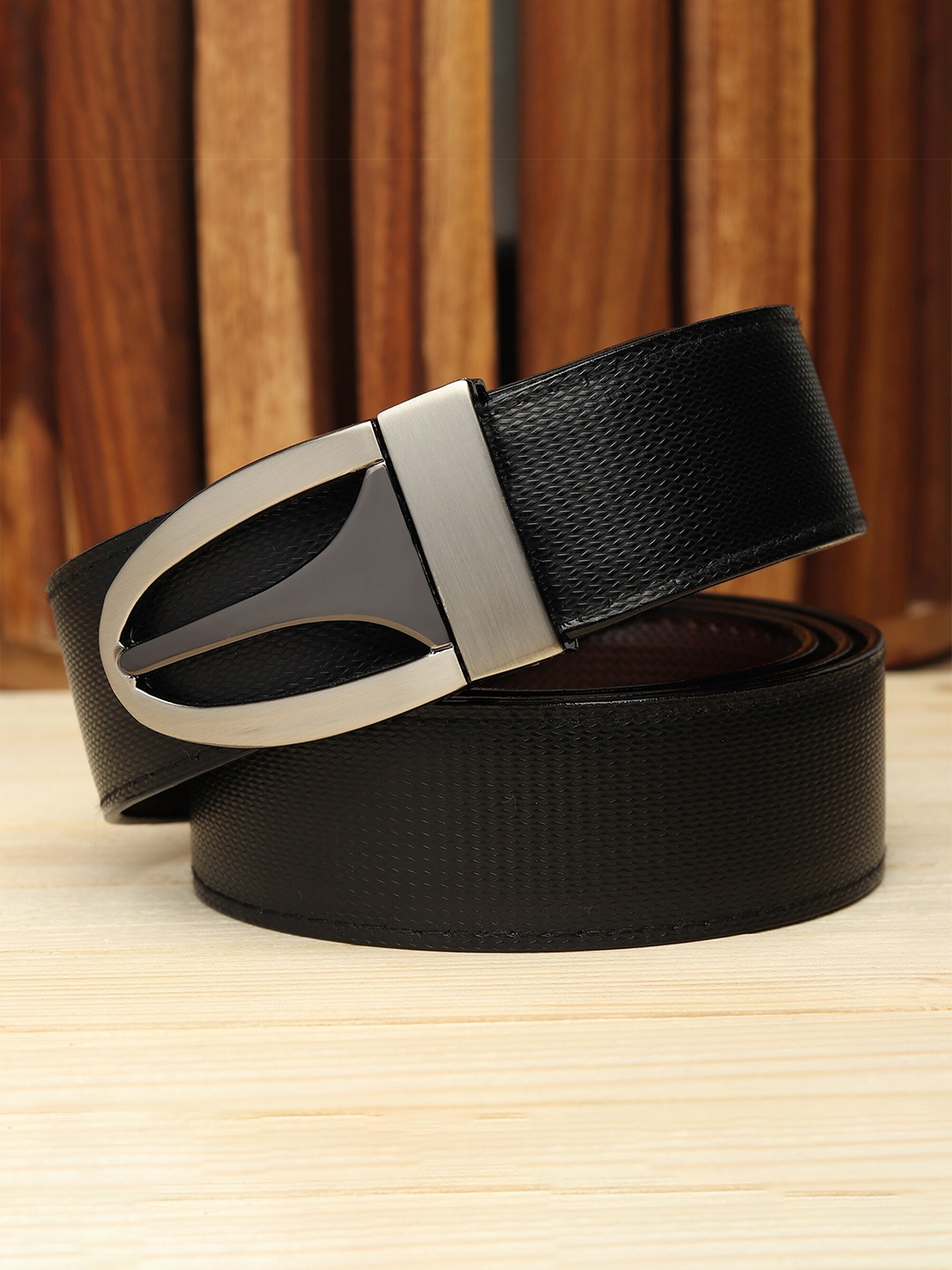 

Kastner Men Black & Brown Solid Reversible Belt