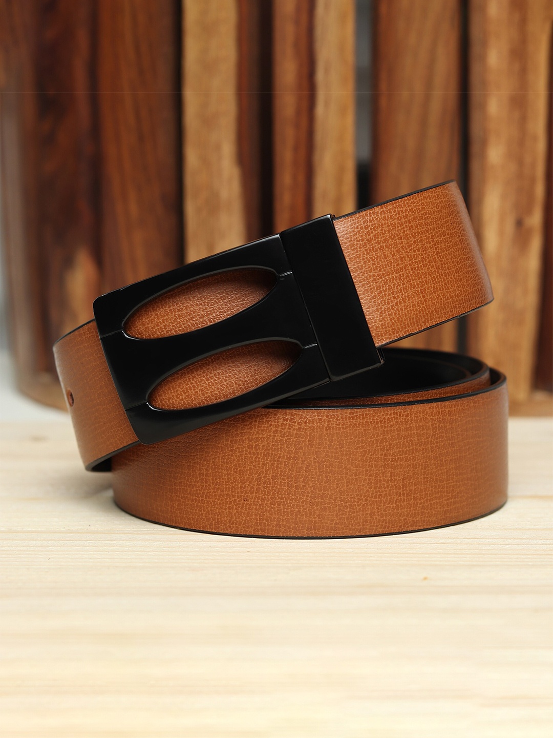 

Kastner Men Tan & Black Reversible Belt