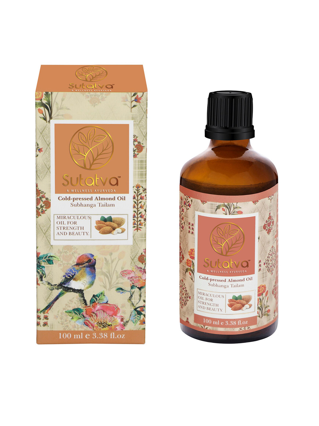 

Sutatva Cold Pressed Almond Oil 100 ml, Yellow