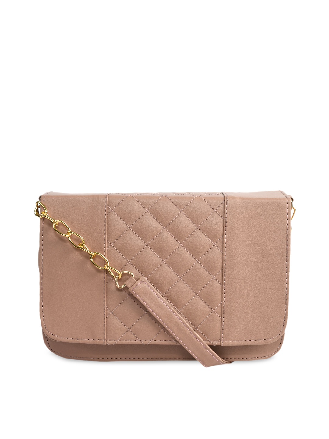 

Kastner Pink Embellished Oversized Bowling Sling Bag with Quilted