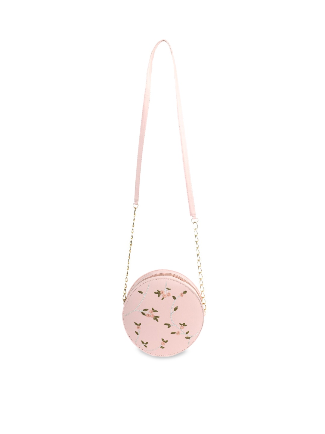 

Kastner Pink Embellished Structured Sling Bag