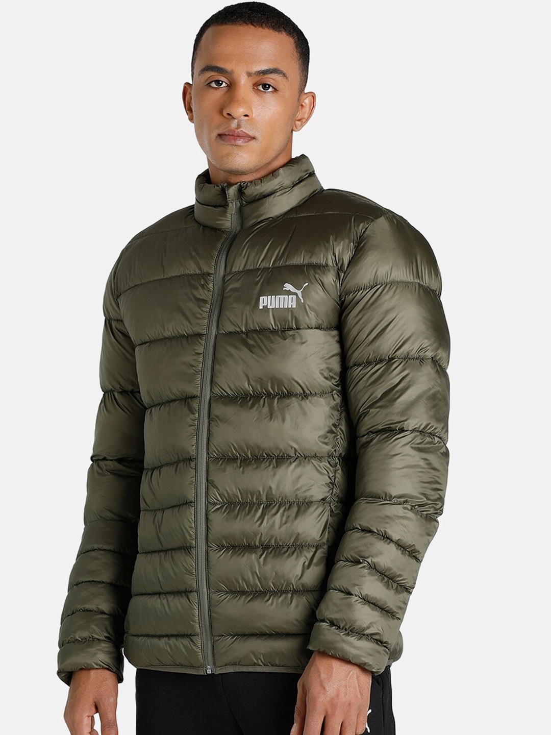 

Puma Men Green Padded Jacket