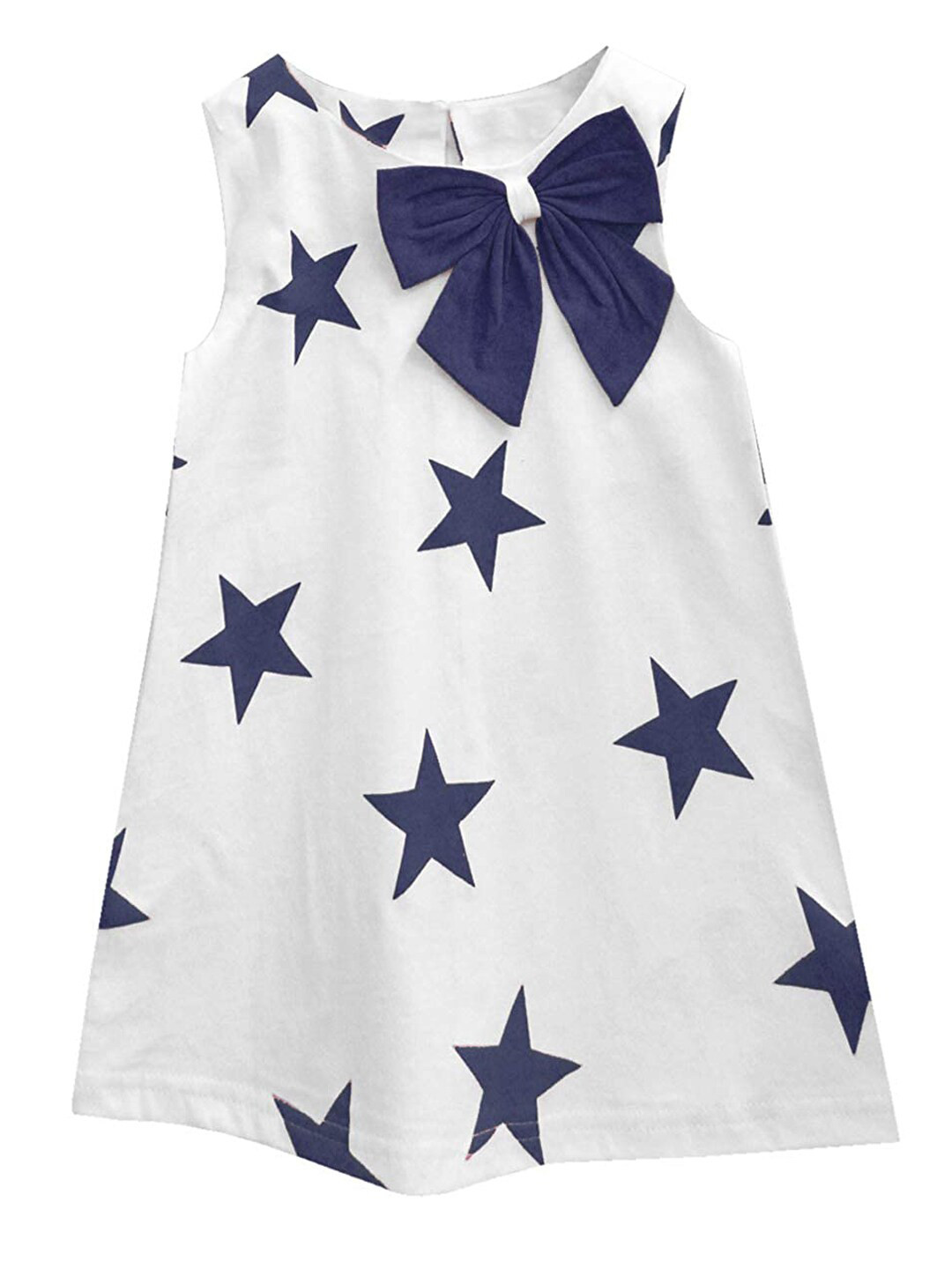 

A T U N White Floral A-Line Dress