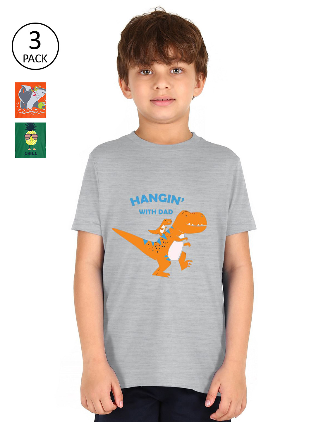 

Donuts Boys Pack Of 3 Assorted Printed T-shirts