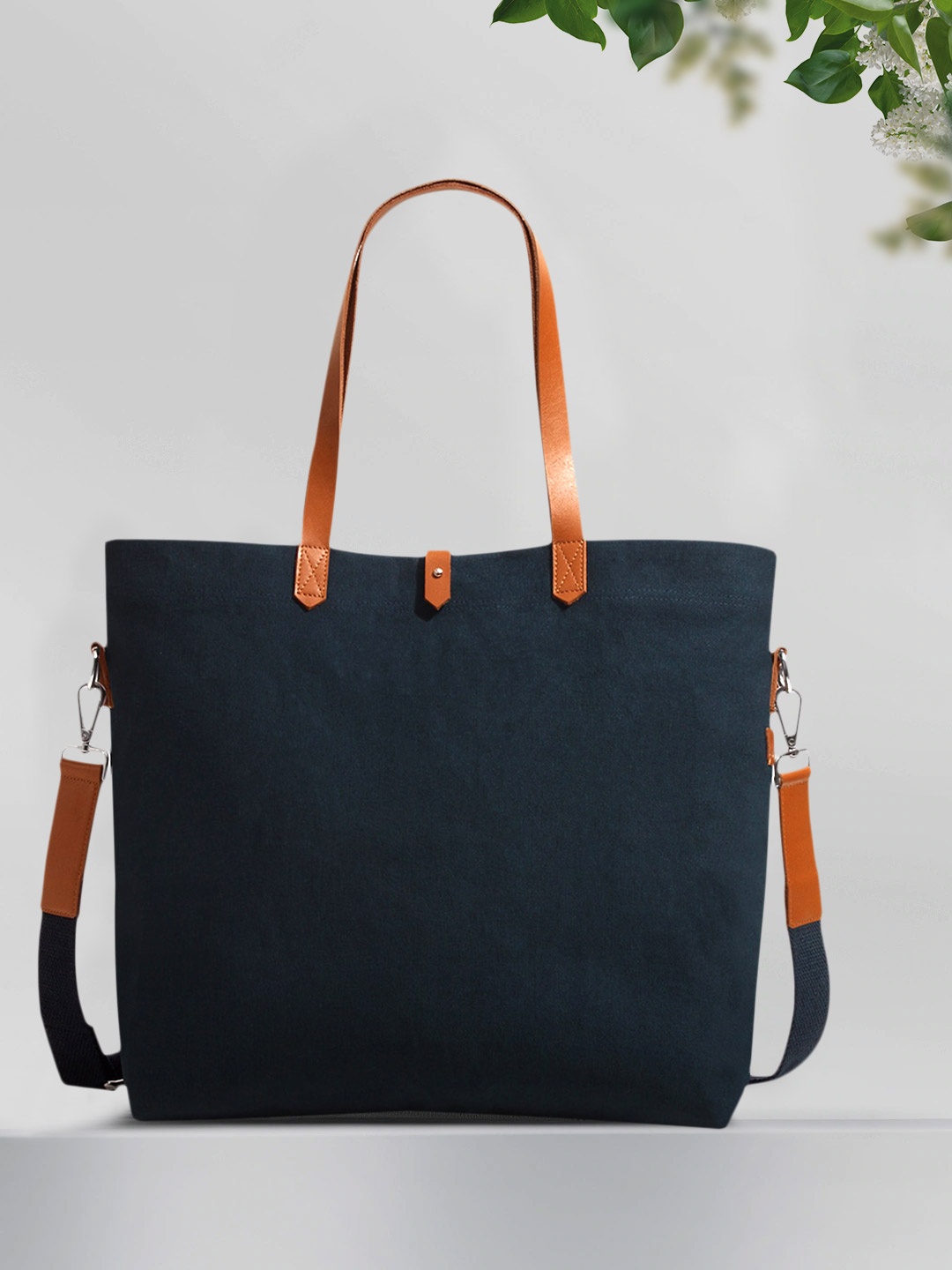 

DailyObjects Blue Shopper Tote Bag