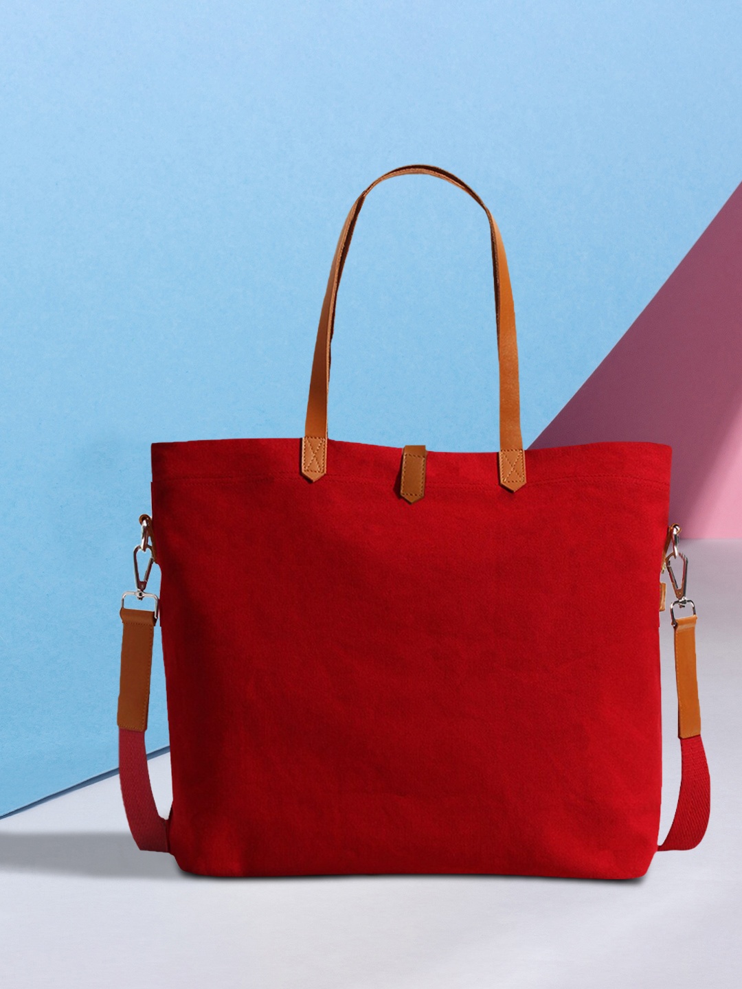 

DailyObjects Red Shopper Tote Bag