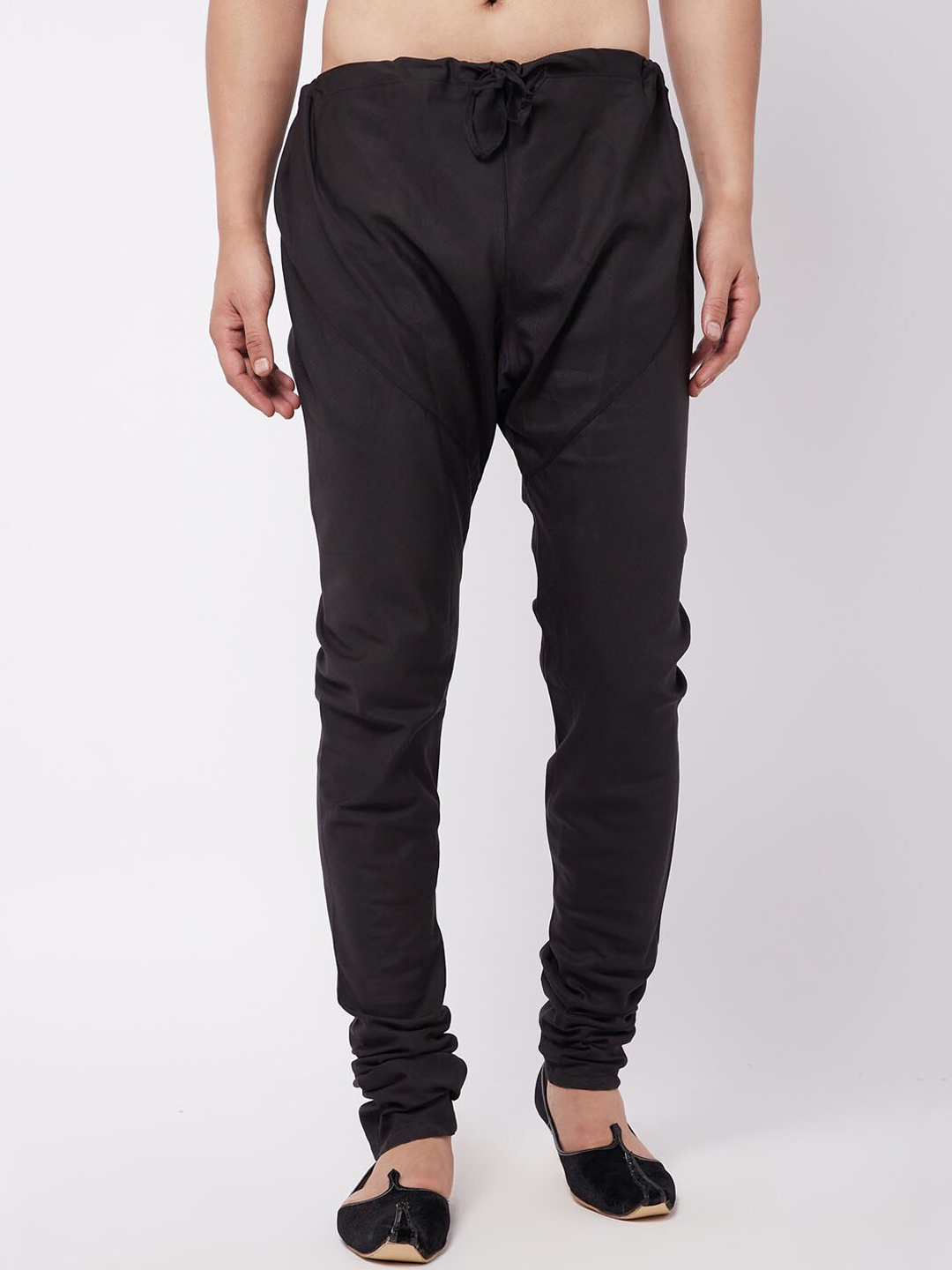 

VASTRAMAY Men Black Solid Relaxed-Fit Pyjama