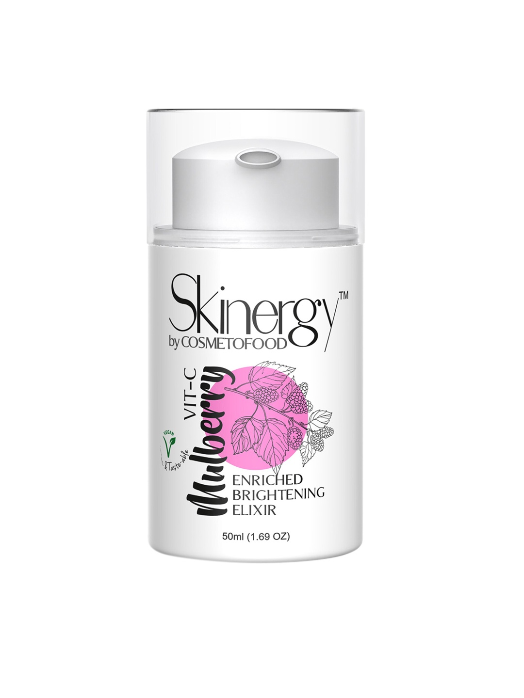 

COSMETOFOOD Skinergy Mulberry Vitamin-C Enriched Brightening Elixir Skin Serum 50ml, Multi
