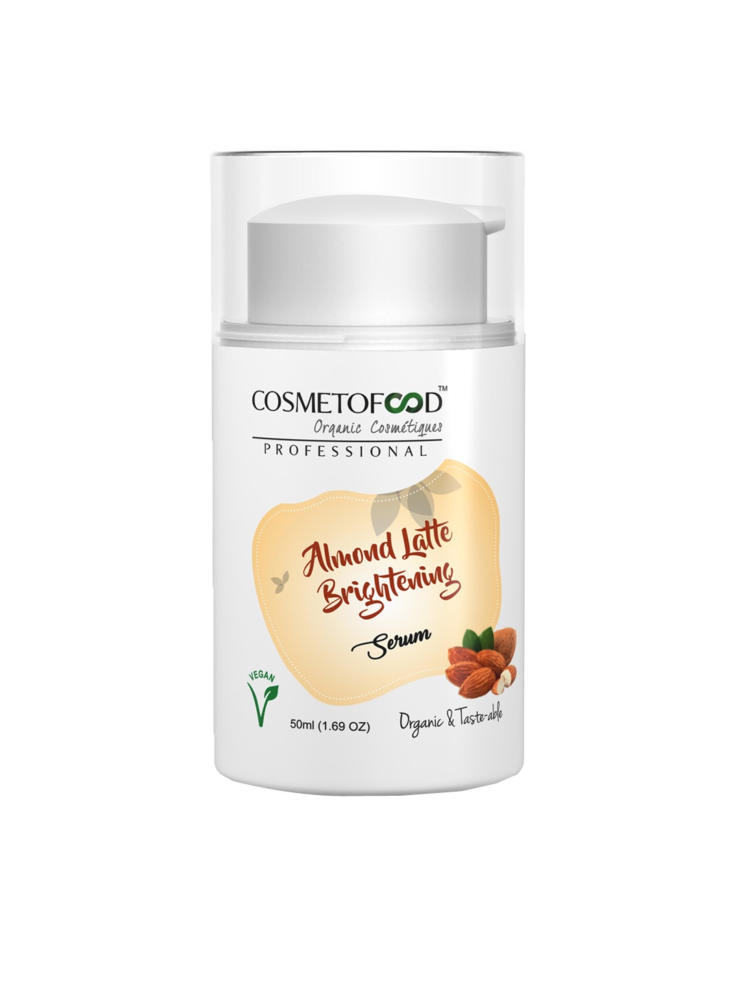 

COSMETOFOOD Almond Latte Brightening Serum 50 Ml, Multi