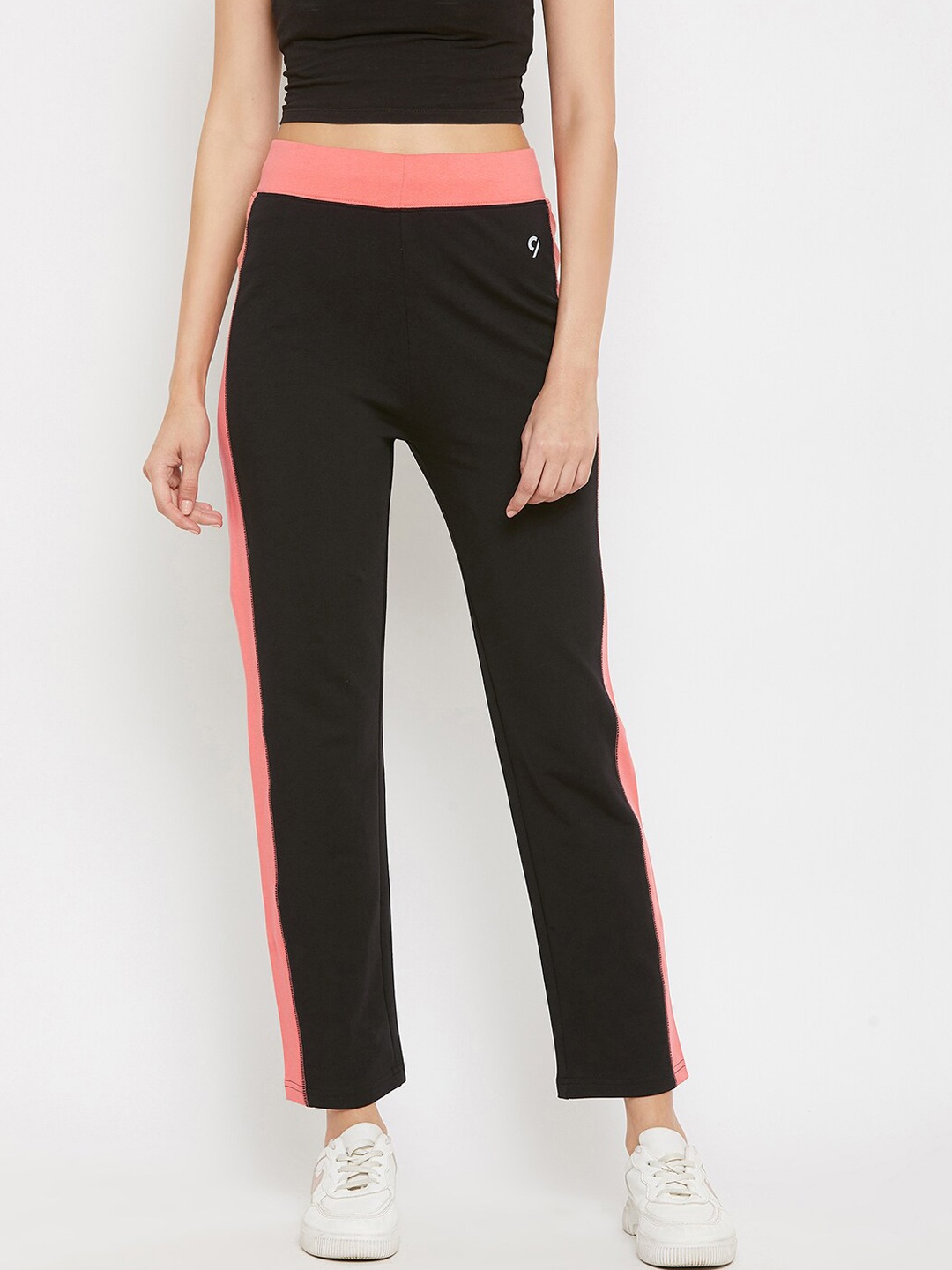 

C9 AIRWEAR Women Black Solid Track Pants