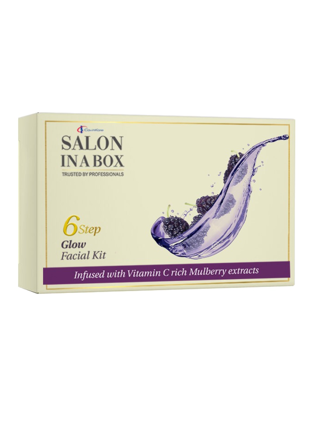 

SALON IN A BOX Glow Facial Kit with Mulberry Extracts - 59g, Cream