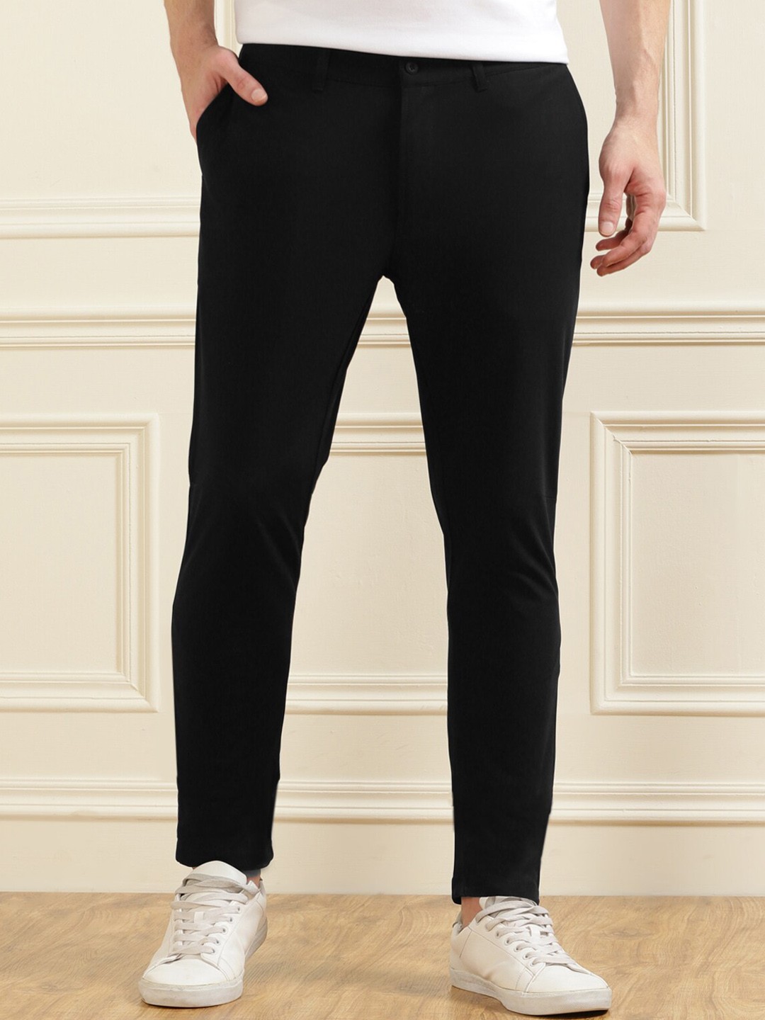 

HACKETT LONDON Men Black Chinos Trousers
