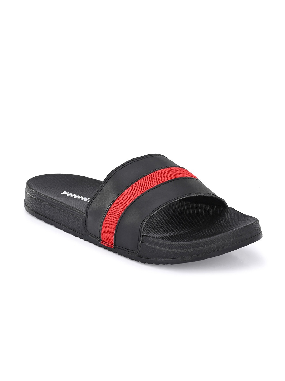 

Yuuki Men Black & Red Striped Sliders