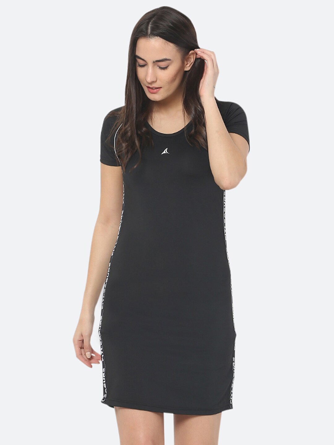 

FITLEASURE Black Bodycon Sports Dress