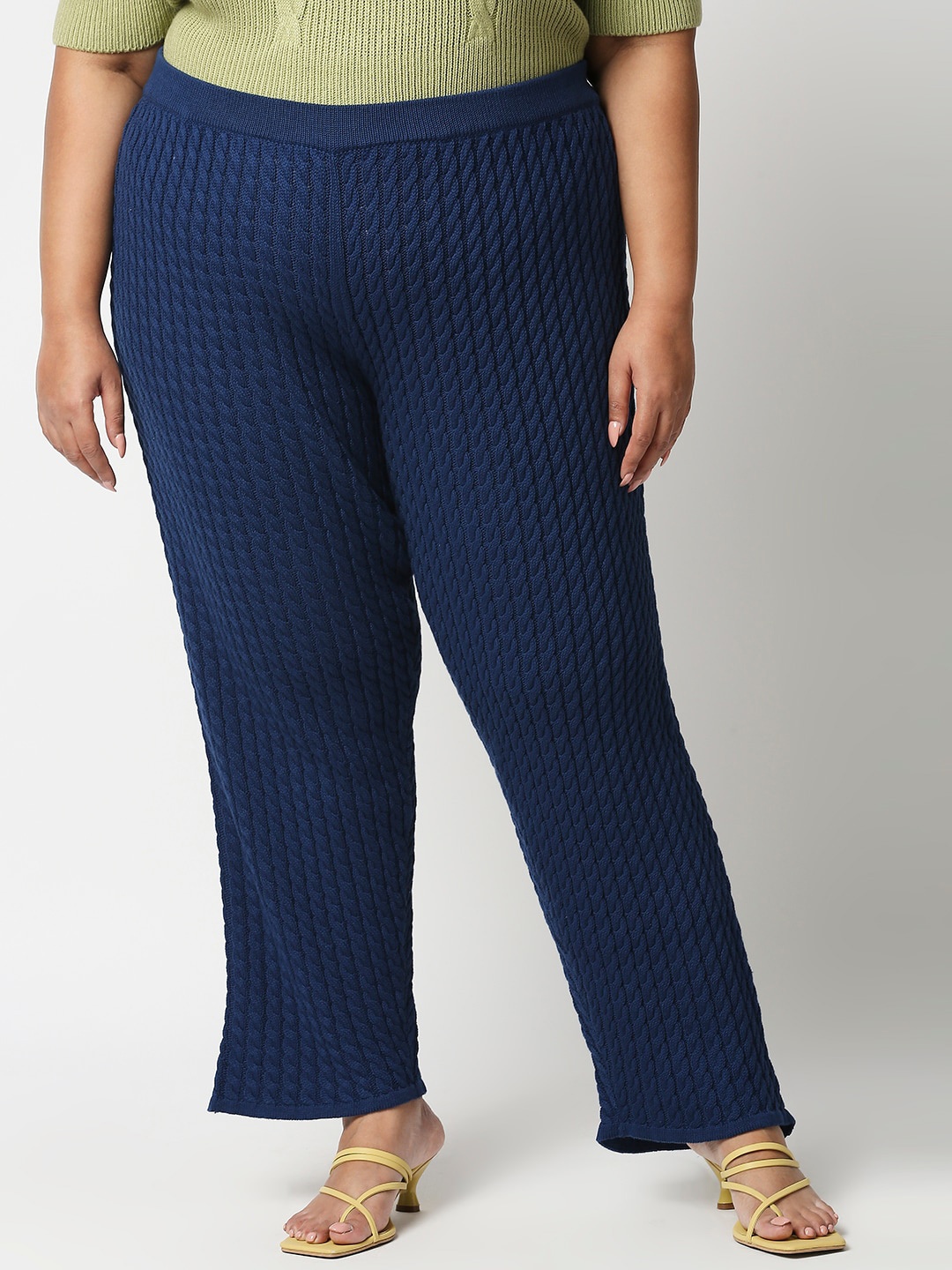 

20Dresses Women Navy Blue Abstract Patterned Trousers