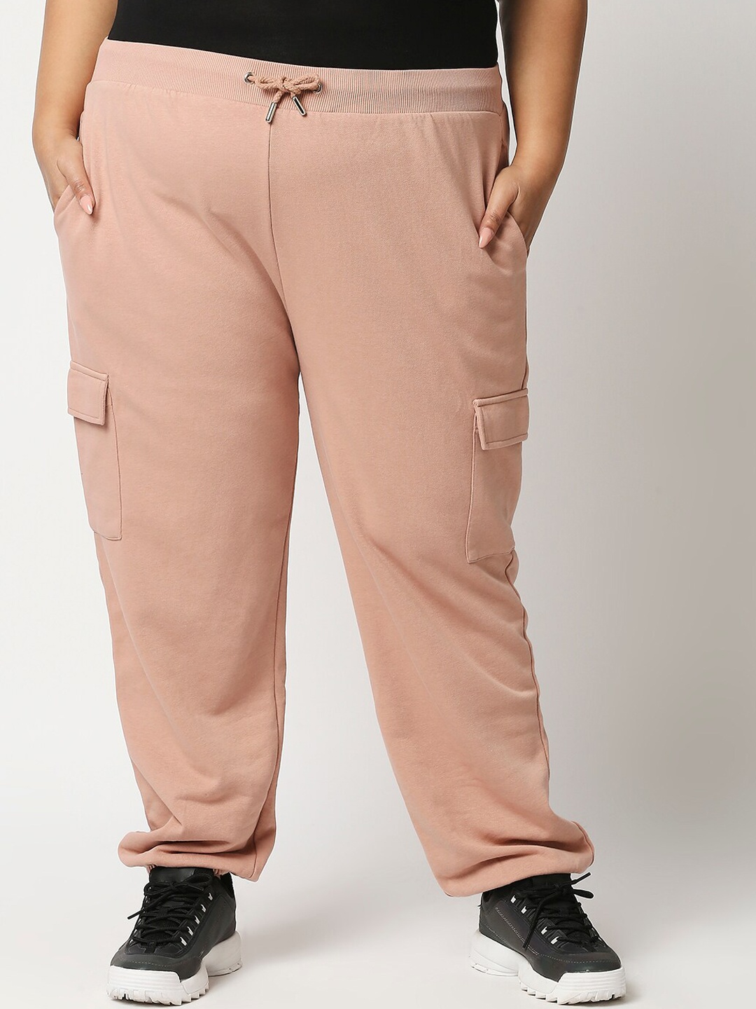 

20Dresses Plus Size Women Pink Soapnut For The Chill Days Trousers