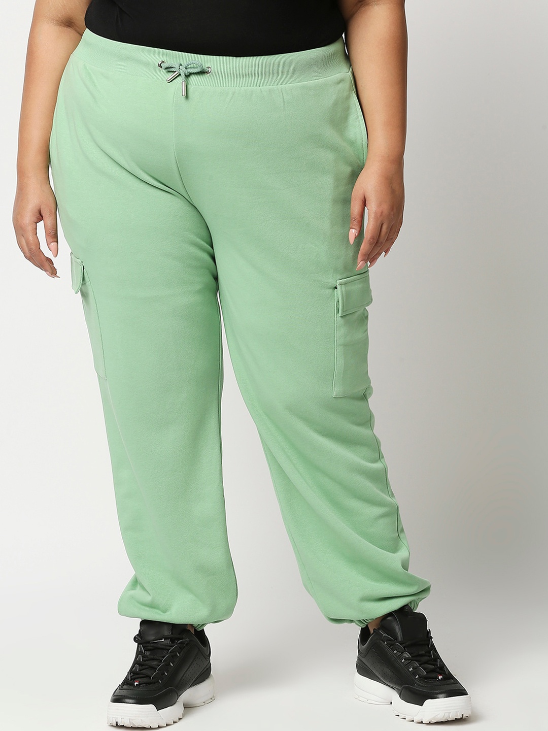 

20Dresses Women Green Cargos Trousers