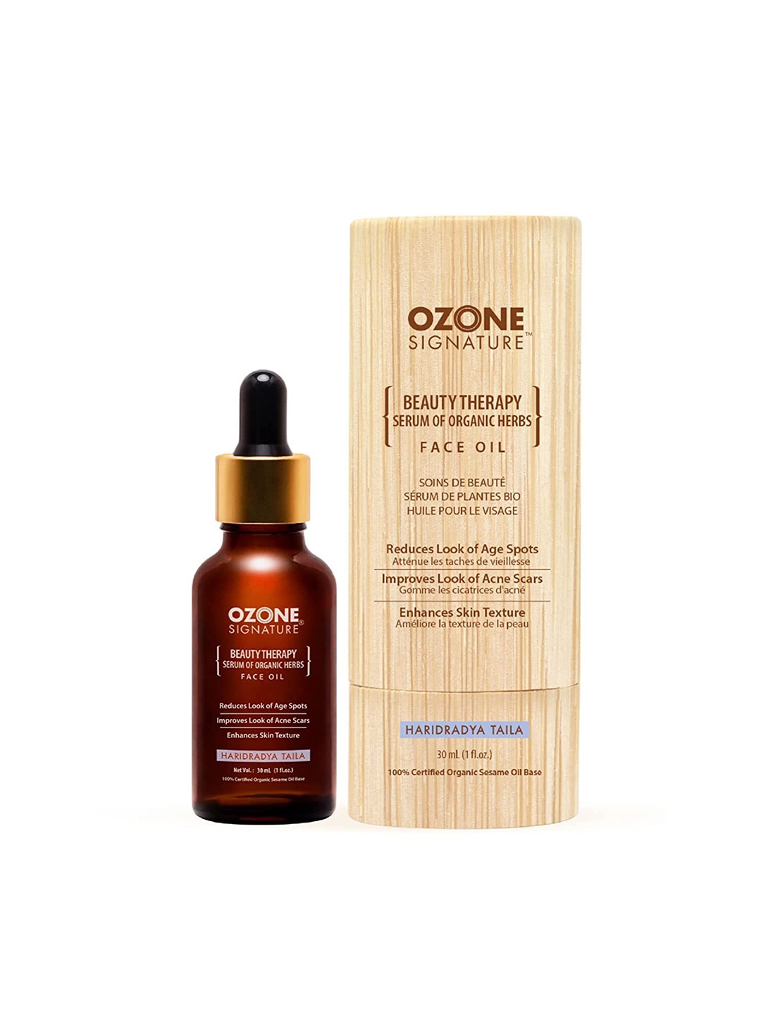 

OZONE SIGNATURE Brown Haridradya Taila-30ml, Grey