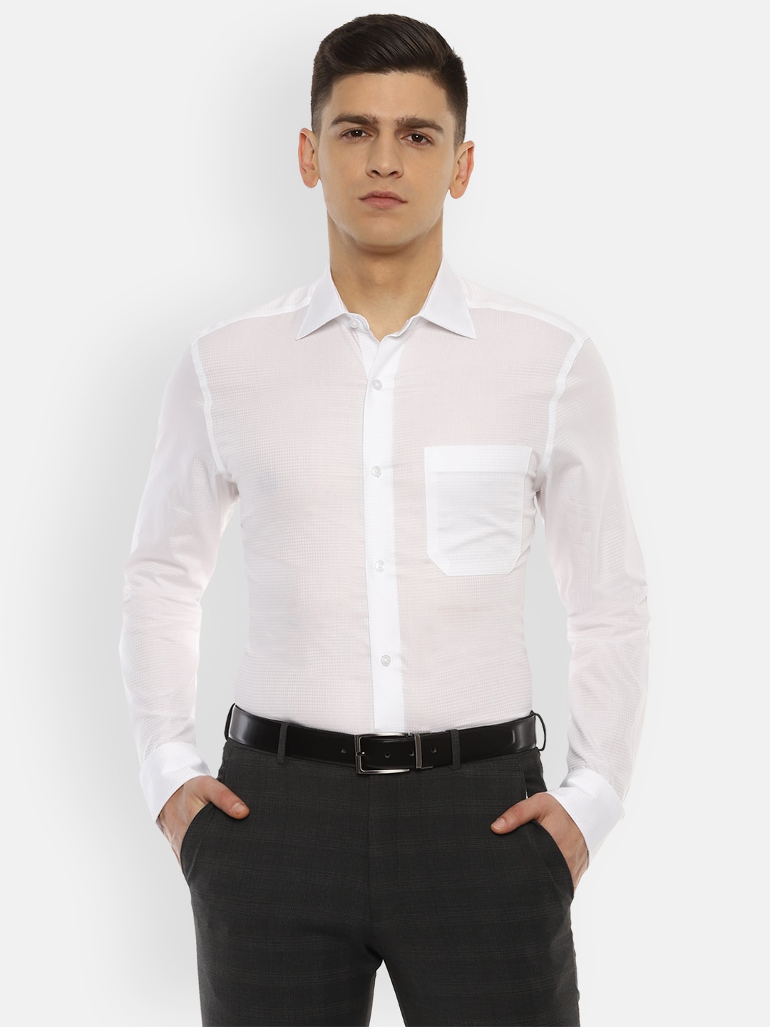 

Louis Philippe Gods & Kings Men White Formal Shirt
