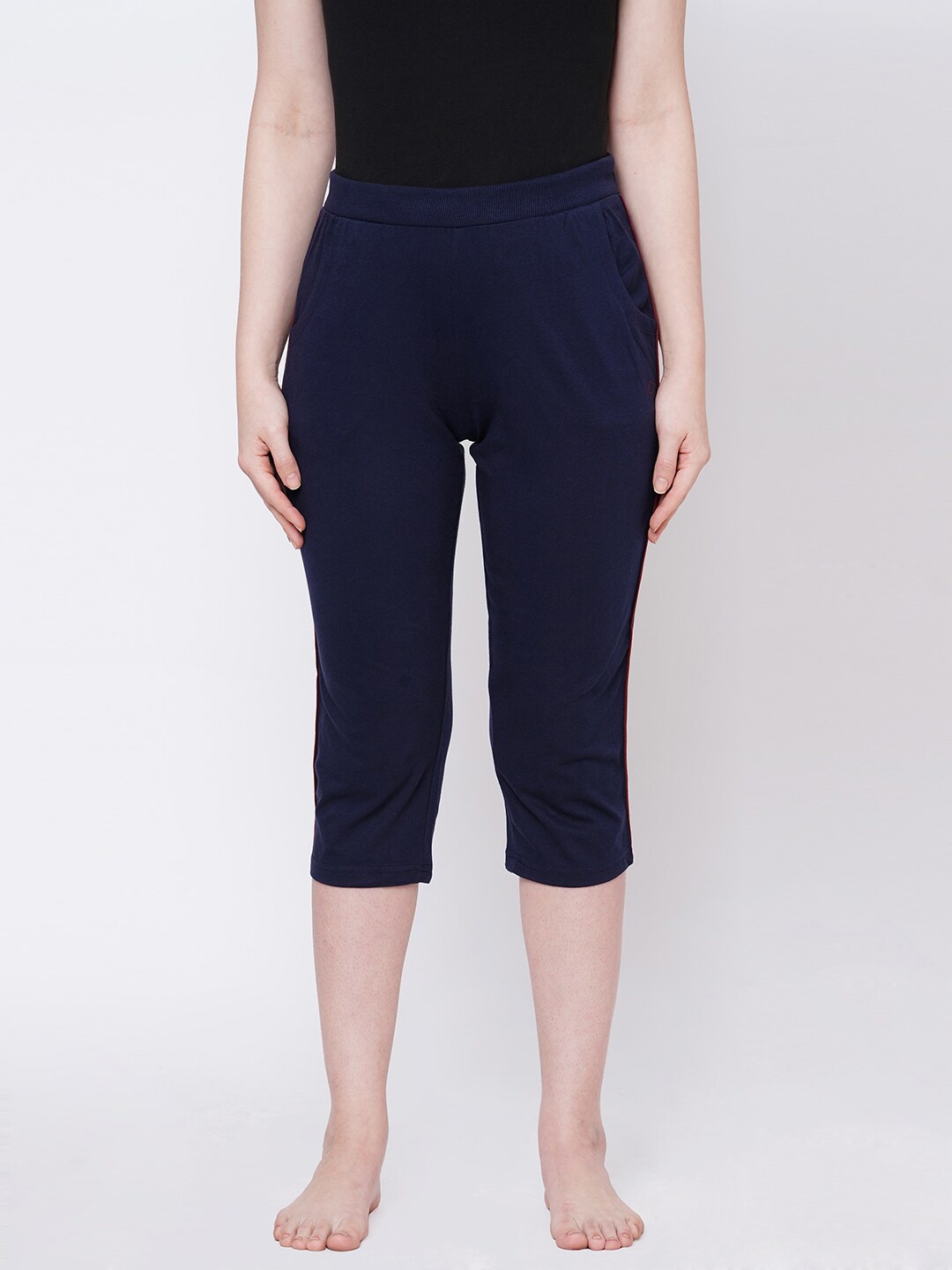 

Sweet Dreams Women Navy Blue Lounge Capris