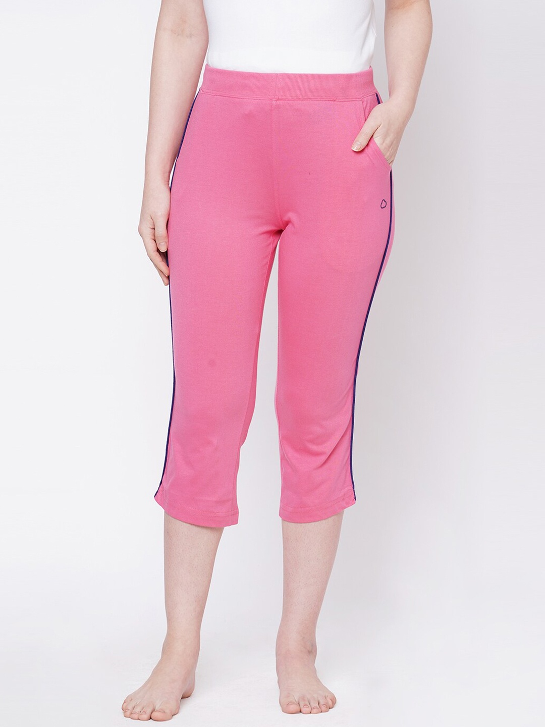 

Sweet Dreams Women Pink Cotton Lounge Capris