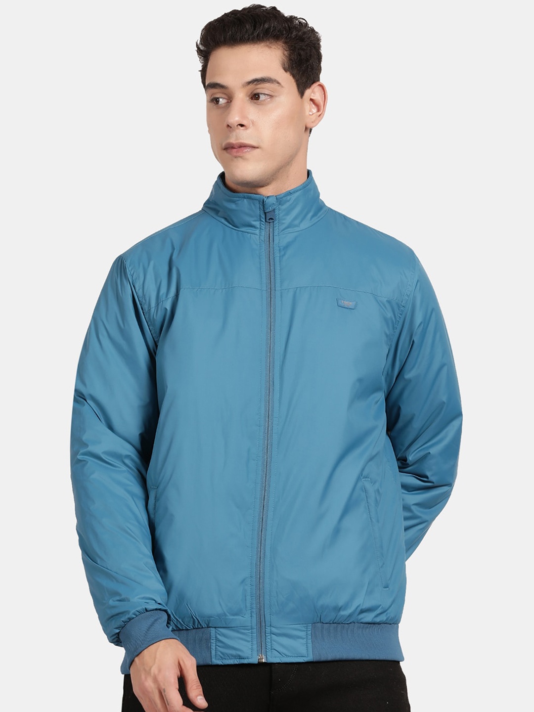 

t-base Men Blue Bomber Jacket