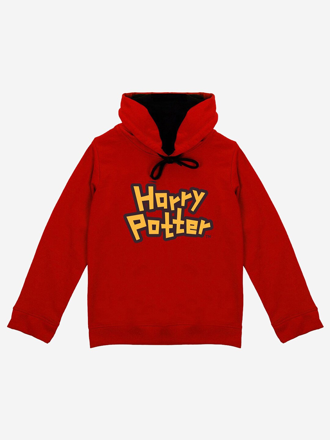 

YK Warner Bros Boys Red Printed Hooded Sweatshirt