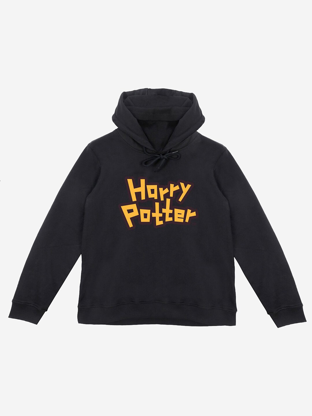 

YK Warner Bros Boys Black Harry Potter Printed Hooded Sweatshirt