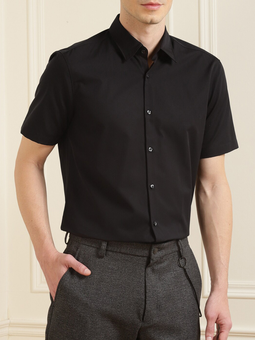

HUGO Men Black Formal Shirt