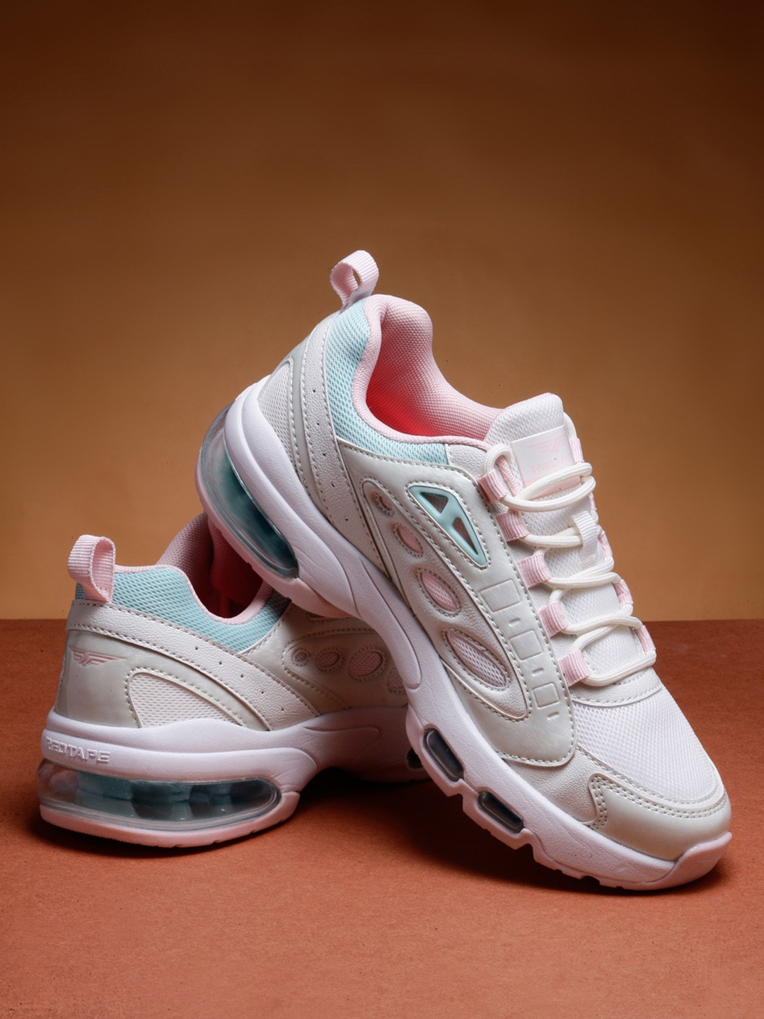 

Red Tape Women Green Mesh Walking Shoes