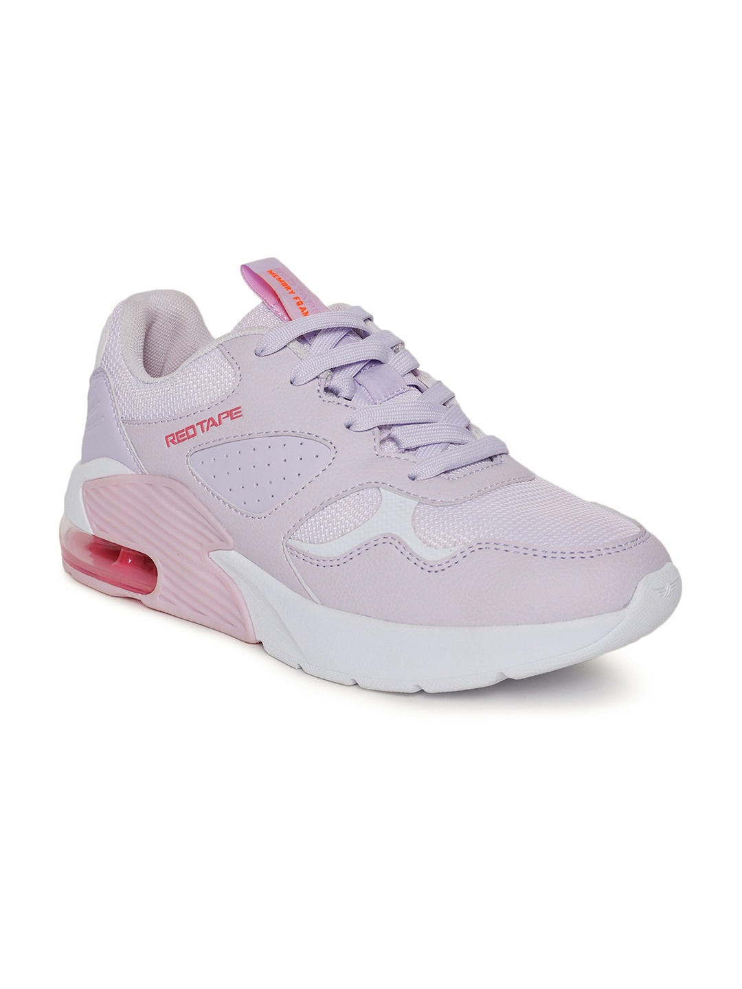 

Red Tape Women Pink Mesh Walking Shoes