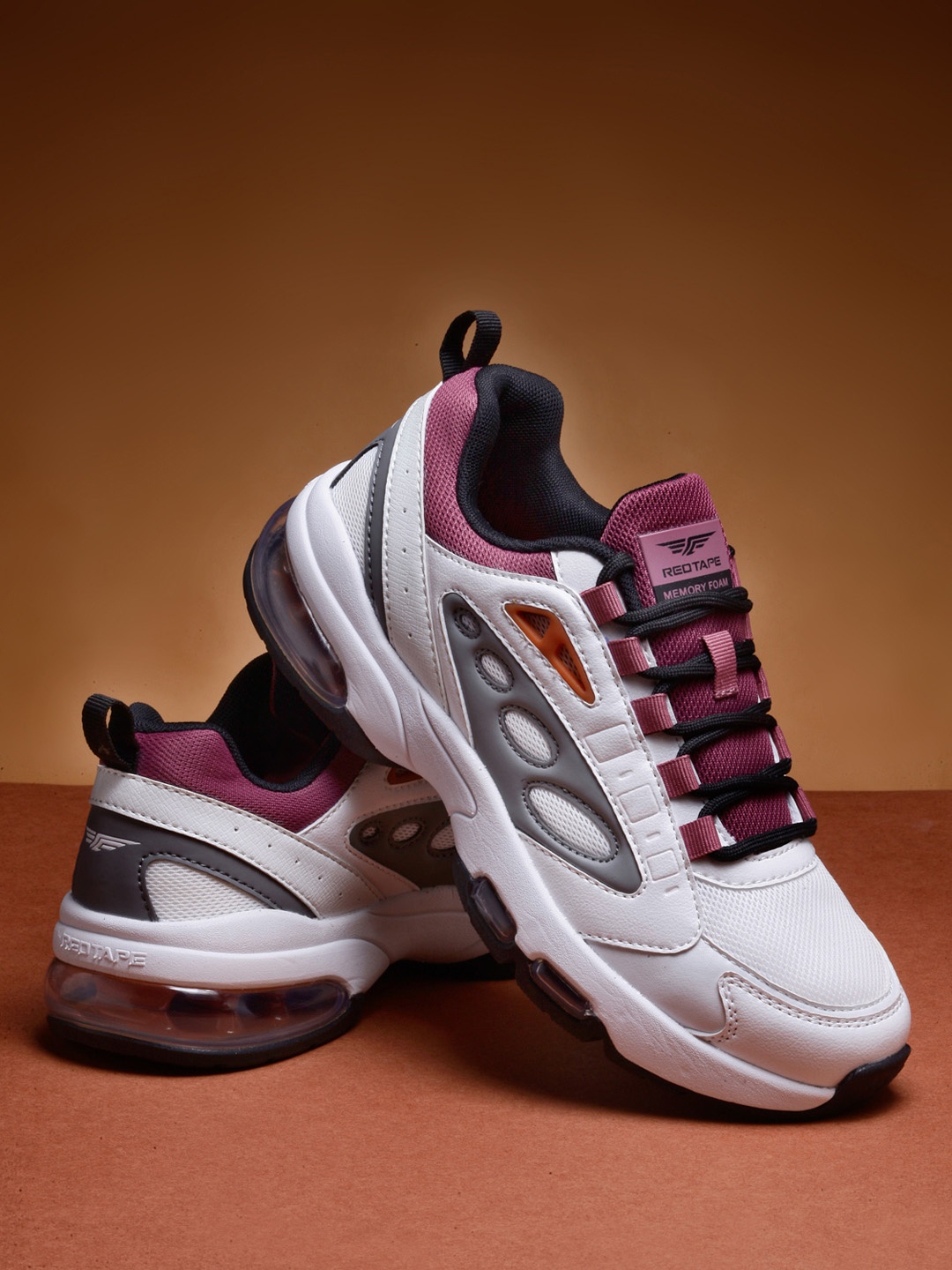 

Red Tape Women White Mesh Walking Shoes