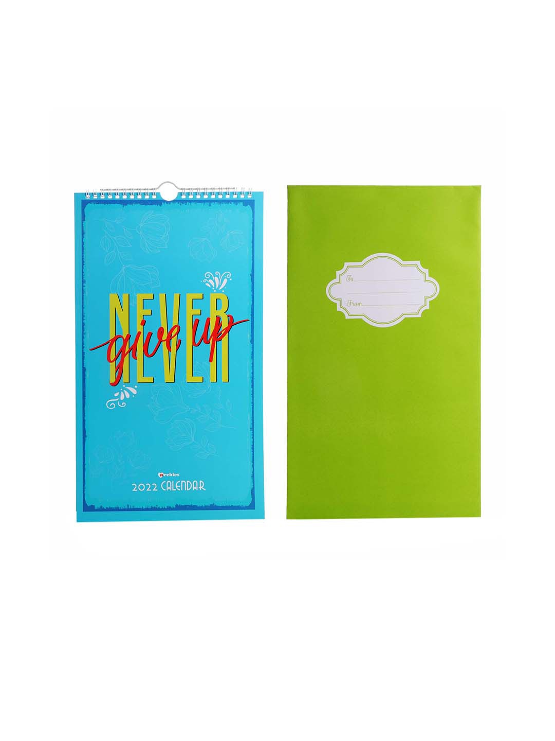 

Archies Blue & Green Never Give-Up Wall Calender