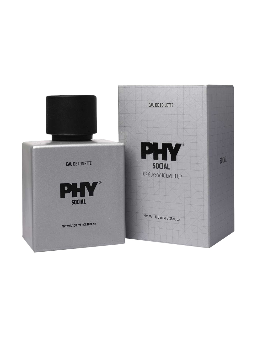 

Phy Men Social Eau de Toilette 100ml, Silver
