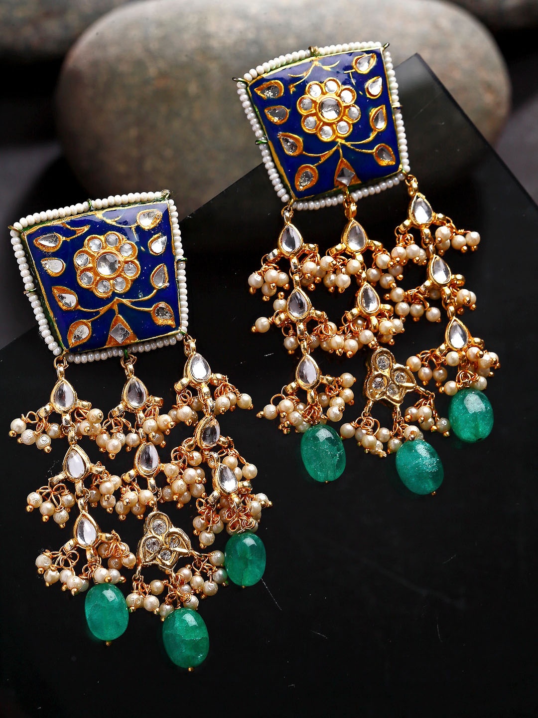 

DUGRISTYLE Blue Classic Studs Earrings