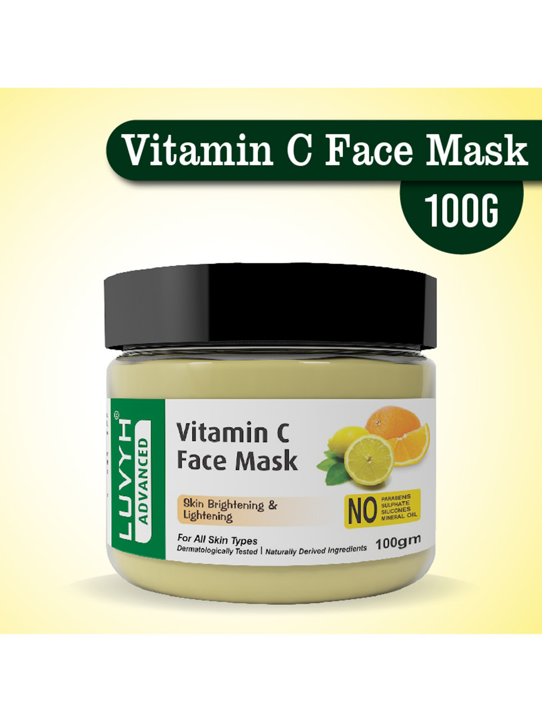 

LUVYH Vitamin C Face Mask 100g, Green