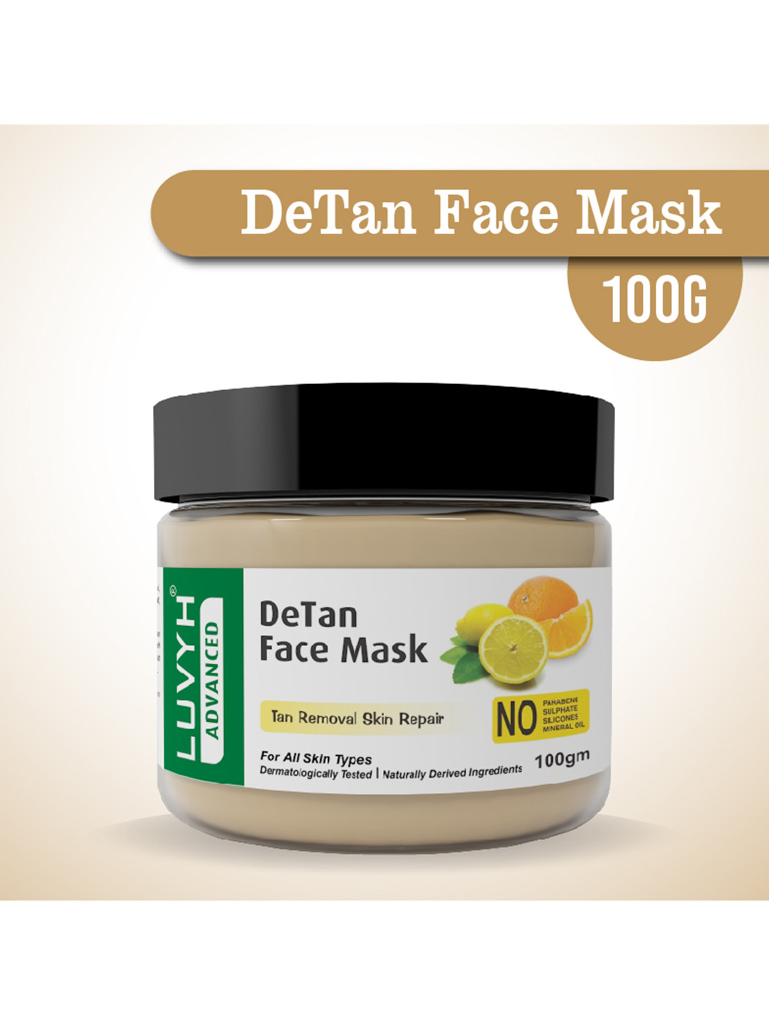 LUVYH DeTan Face Mask 100g