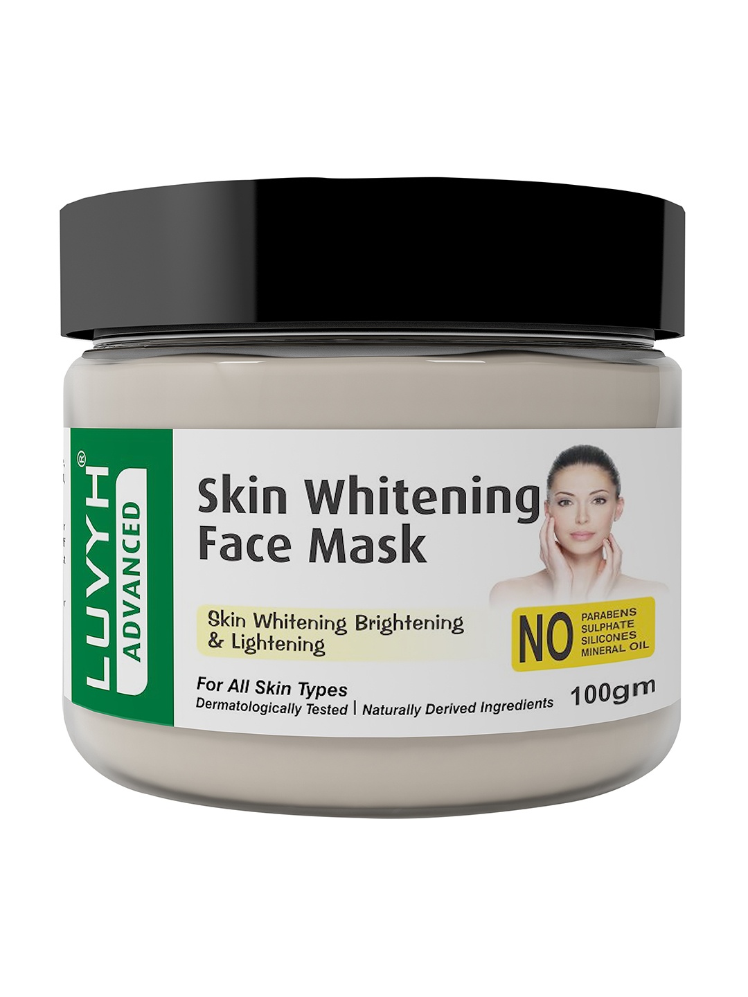 

LUVYH Skin Whitening Face Mask 100g, Beige