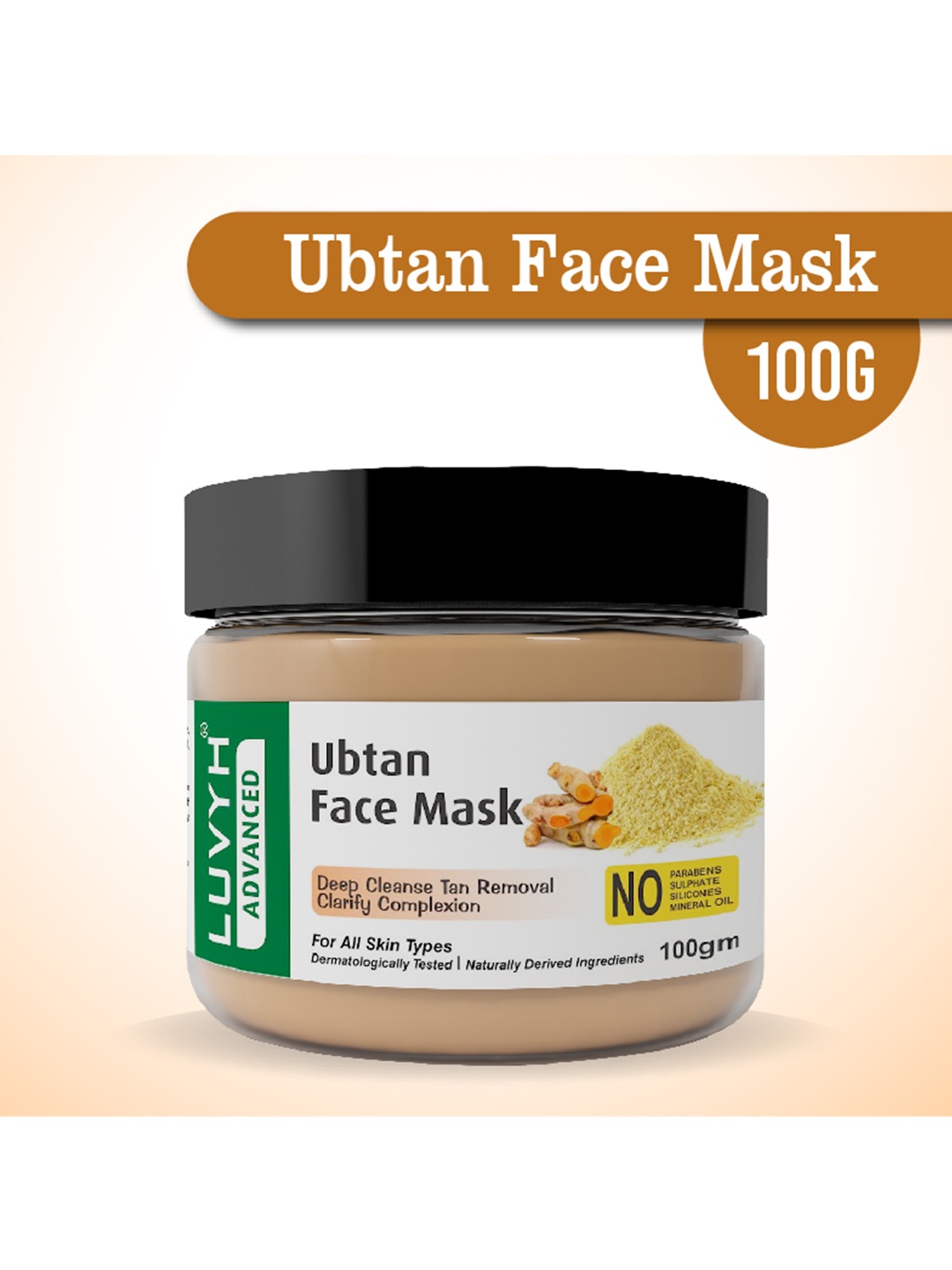 

LUVYH Advanced Ubtan Face Mask - 100 gm, Yellow
