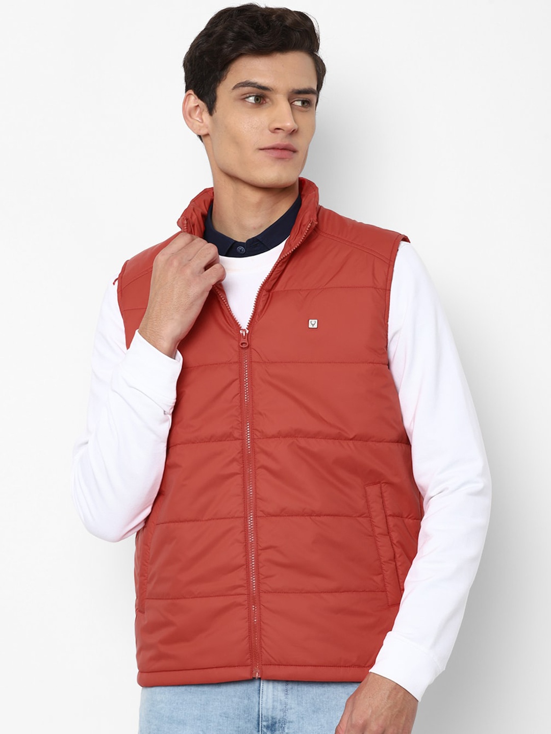 

Allen Solly Men Red Padded Jacket