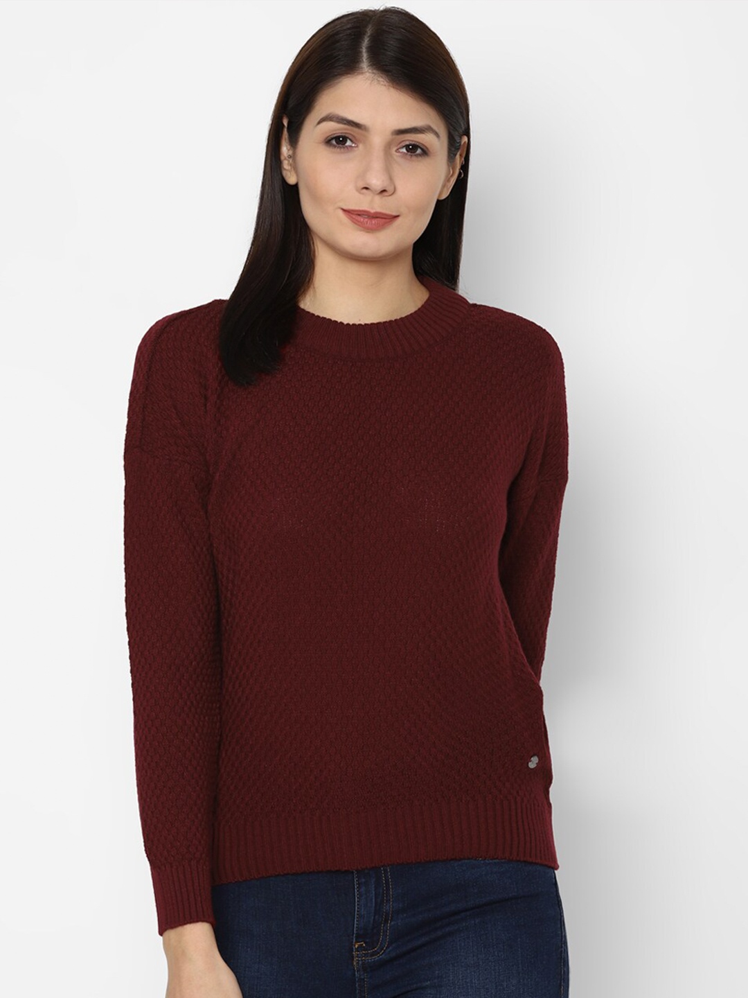 

Allen Solly Woman Women Maroon Pullover