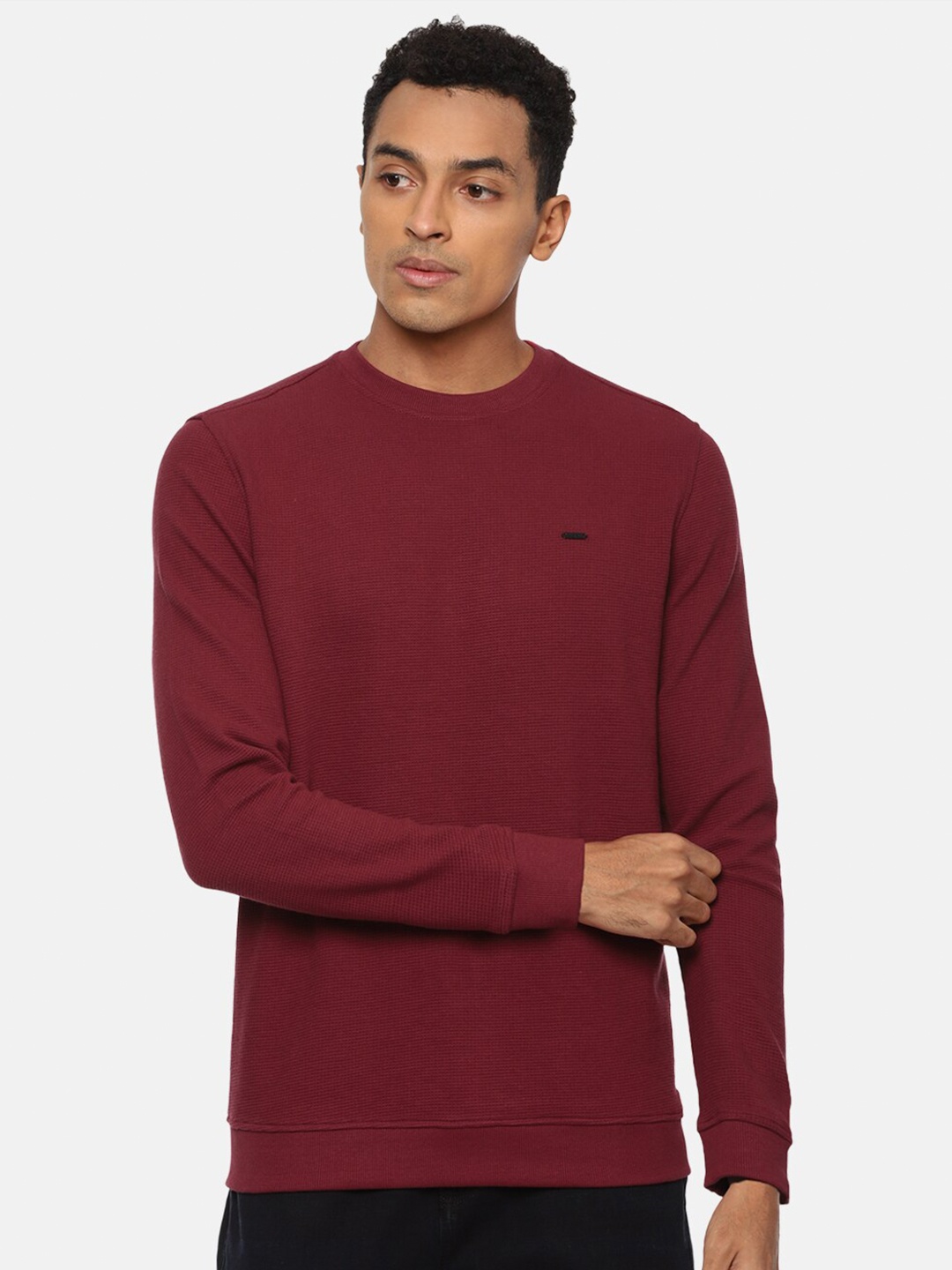 

Van Heusen Sport Men Maroon Sweatshirt
